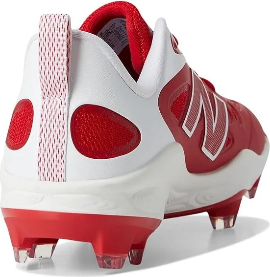 New Balance Fresh Foam Velov4 Molded Softball Cleats Women's Shoes Team Red/White : 10.5 B - Medium, Leather/Rubber - Image 4