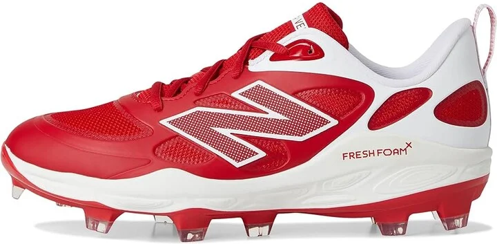 New Balance Fresh Foam Velov4 Molded Softball Cleats Women's Shoes Team Red/White : 10.5 B - Medium, Leather/Rubber - Image 6
