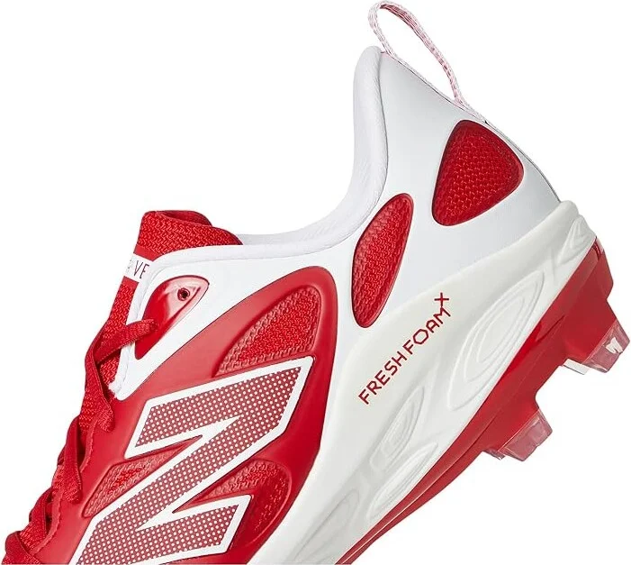 New Balance Fresh Foam Velov4 Molded Softball Cleats Women's Shoes Team Red/White : 10.5 B - Medium, Leather/Rubber - Image 7
