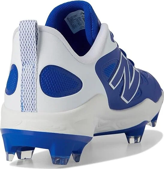 New Balance Fresh Foam Velov4 Molded Softball Cleats Women's Shoes Team Royal/White : 10 B - Medium, Leather/Rubber - Image 4