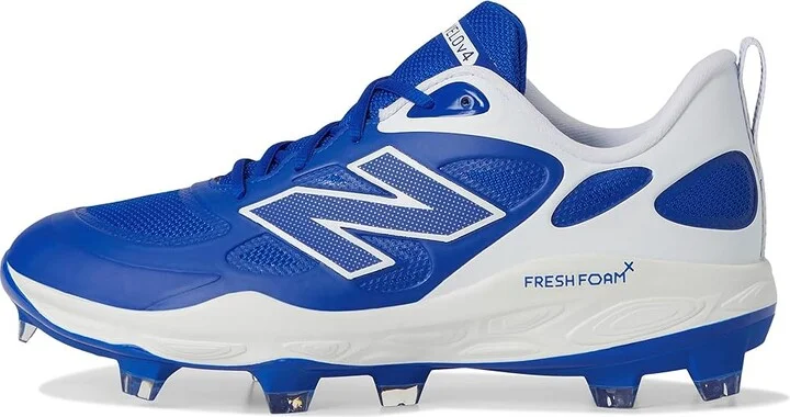 New Balance Fresh Foam Velov4 Molded Softball Cleats Women's Shoes Team Royal/White : 10 B - Medium, Leather/Rubber - Image 6