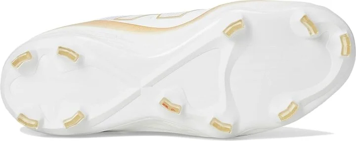 New Balance Fresh Foam Velov4 Molded Softball Cleats Women's Shoes White/Gold : 9 B - Medium, Leather/Rubber - Image 3