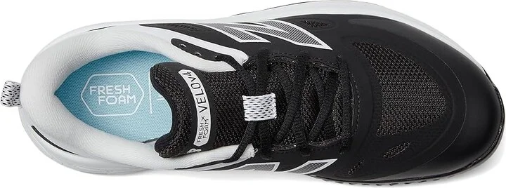 New Balance Fresh Foam Velov4 Turf-Trainer Softball Cleats Women's Shoes Black/White : 6 B - Medium, Rubber - Image 2