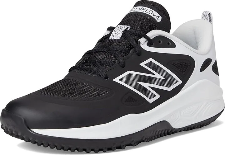 New Balance Fresh Foam Velov4 Turf-Trainer Softball Cleats Women's Shoes Black/White : 6 B - Medium, Rubber - Image 5
