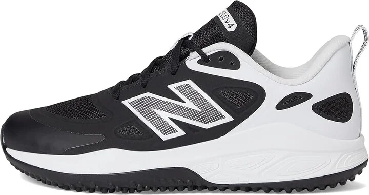 New Balance Fresh Foam Velov4 Turf-Trainer Softball Cleats Women's Shoes Black/White : 6 B - Medium, Rubber - Image 6