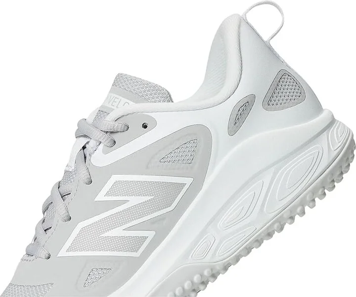 New Balance Fresh Foam Velov4 Turf-Trainer Softball Cleats Women's Shoes Rain Cloud/White : 5 B - Medium, Rubber - Image 7
