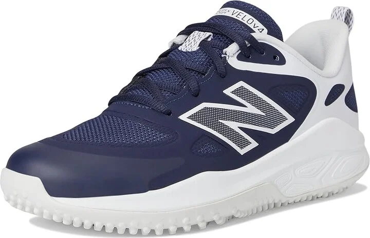 New Balance Fresh Foam Velov4 Turf-Trainer Softball Cleats Women's Shoes Team Navy/White : 6 B - Medium, Rubber - Image 5