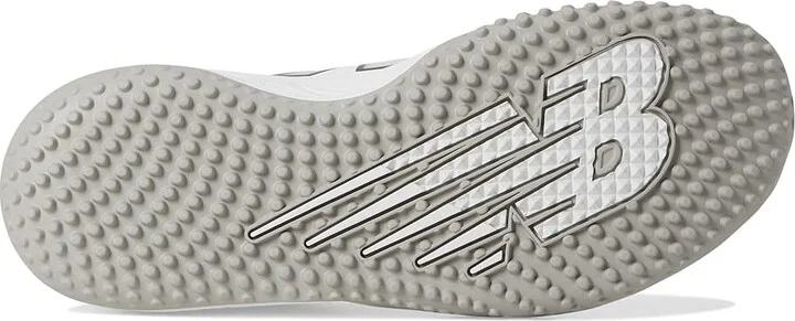 New Balance Fresh Foam Velov4 Turf-Trainer Softball Cleats Women's Shoes White/Black : 12 B - Medium, Rubber - Image 3
