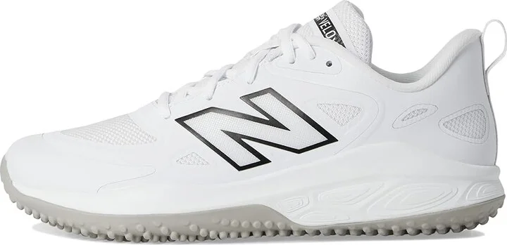 New Balance Fresh Foam Velov4 Turf-Trainer Softball Cleats Women's Shoes White/Black : 12 B - Medium, Rubber - Image 6