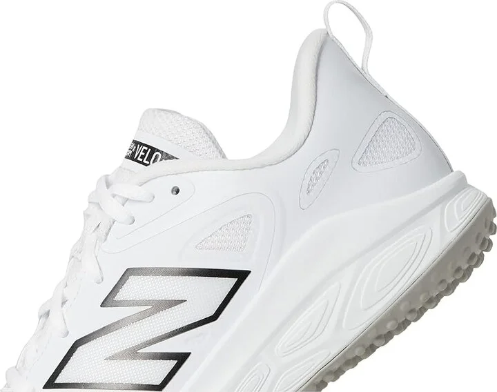 New Balance Fresh Foam Velov4 Turf-Trainer Softball Cleats Women's Shoes White/Black : 12 B - Medium, Rubber - Image 7