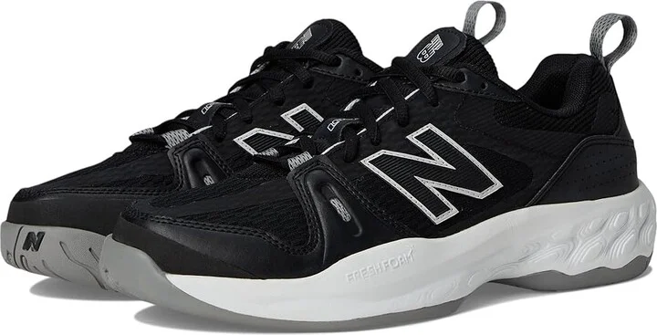 New Balance Fresh Foam X 1007 Tennis Shoes Men's Shoes Black/Grey : 7 D - Medium, Textile