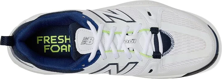 New Balance Fresh Foam X 1007 Tennis Shoes Men's Shoes White/Navy : 7 D - Medium, Textile - Image 2