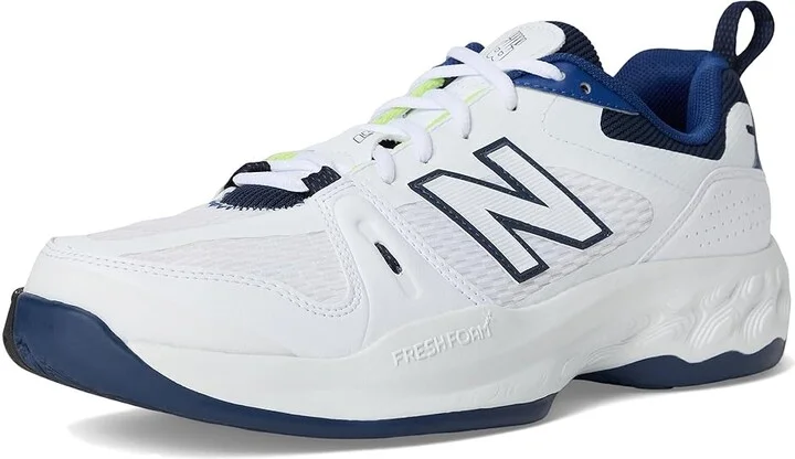 New Balance Fresh Foam X 1007 Tennis Shoes Men's Shoes White/Navy : 7 D - Medium, Textile - Image 5