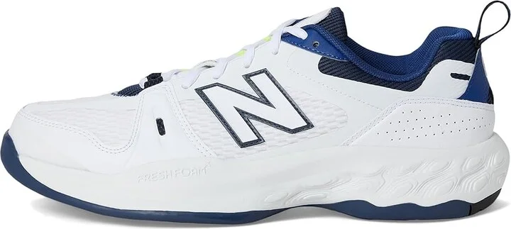 New Balance Fresh Foam X 1007 Tennis Shoes Men's Shoes White/Navy : 7 D - Medium, Textile - Image 6