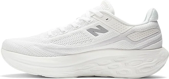 New Balance Fresh Foam X 1080v13 Men's Shoes White/Light Silver Metallic : 13 B - Narrow, Synthetic - Image 5