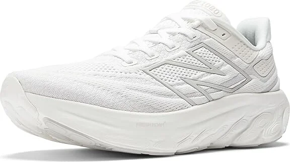 New Balance Fresh Foam X 1080v13 Men's Shoes White/Light Silver Metallic : 13 B - Narrow, Synthetic