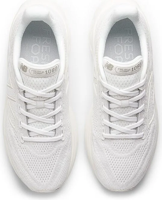 New Balance Fresh Foam X 1080v13 Women's Shoes White/Silver Metallic : 13 B - Medium, Synthetic - Image 2