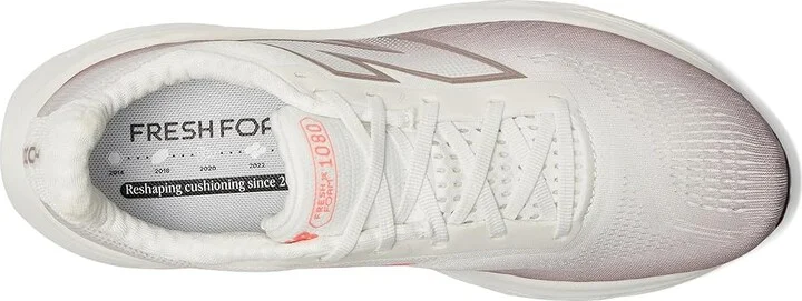 New Balance Fresh Foam X 1080v14 Men's Shoes Earth Shadow/Reflection/Urgent Red : 8.5 EE - Wide, Textile - Image 2