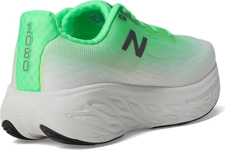 New Balance Fresh Foam X 1080v14 Men's Shoes Electric Jade/Reflection/Dark Silver Metallic : 12 EE - Wide, Textile - Image 4