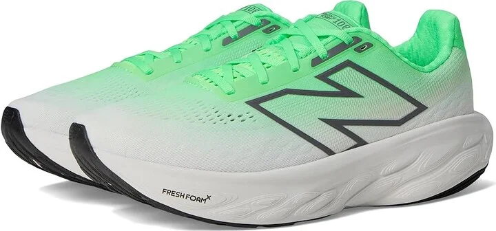 New Balance Fresh Foam X 1080v14 Men's Shoes Electric Jade/Reflection/Dark Silver Metallic : 12 EE - Wide, Textile