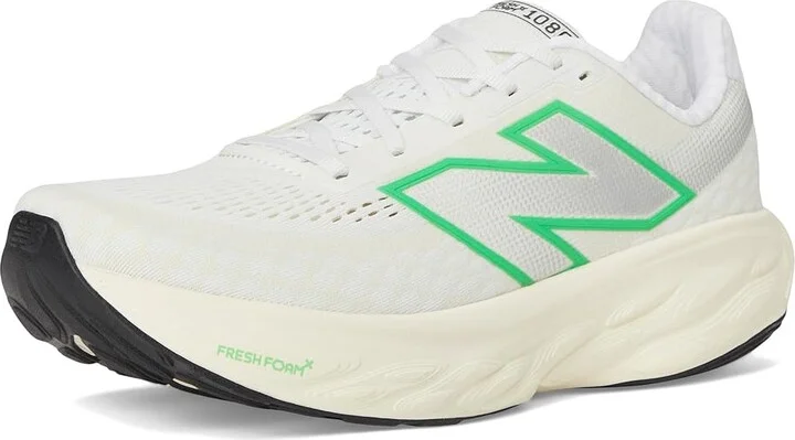 New Balance Fresh Foam X 1080v14 Men's Shoes Nb 103 White/Lime Leaf/Angora : 12.5 EE - Wide, Textile - Image 5