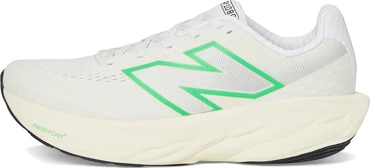 New Balance Fresh Foam X 1080v14 Men's Shoes Nb 103 White/Lime Leaf/Angora : 12.5 EE - Wide, Textile - Image 6