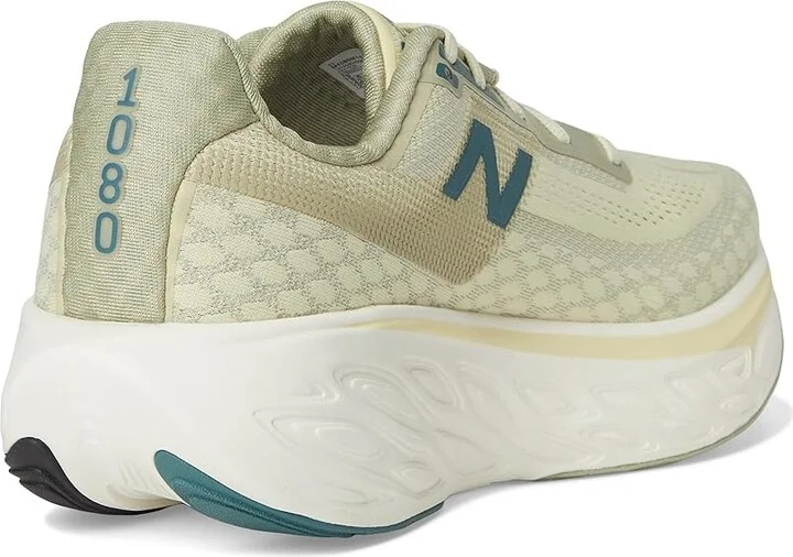 New Balance Fresh Foam X 1080v14 Men's Shoes Pale Moss/New Spruce : 10 EE - Wide, Textile - Image 4