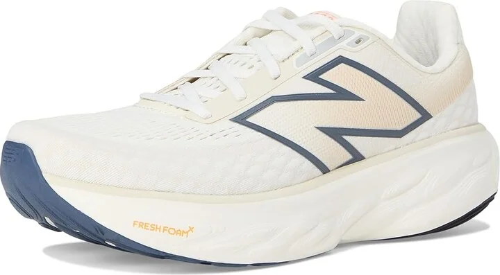New Balance Fresh Foam X 1080v14 Men's Shoes Sea Salt/Vintage Indigo/Hot Mango : 7.5 EE - Wide, Textile - Image 5