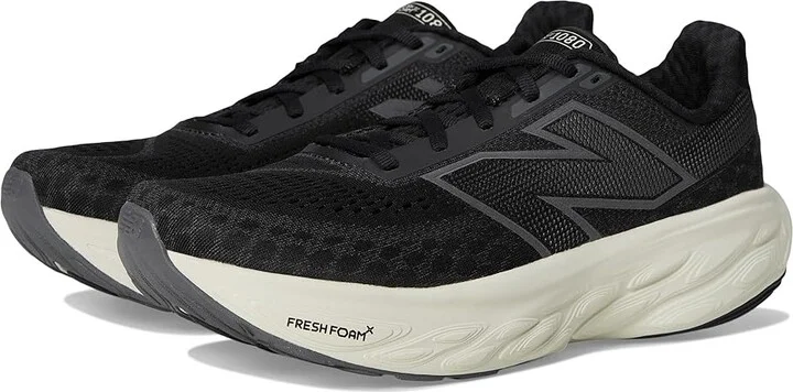 New Balance Fresh Foam X 1080v14 Women's Shoes Black/Phantom : 5.5 B - Medium, Synthetic