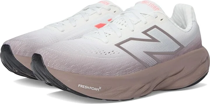 New Balance Fresh Foam X 1080v14 Women's Shoes Earth Shadow/Reflection/Urgent Red : 7 B - Medium, Synthetic