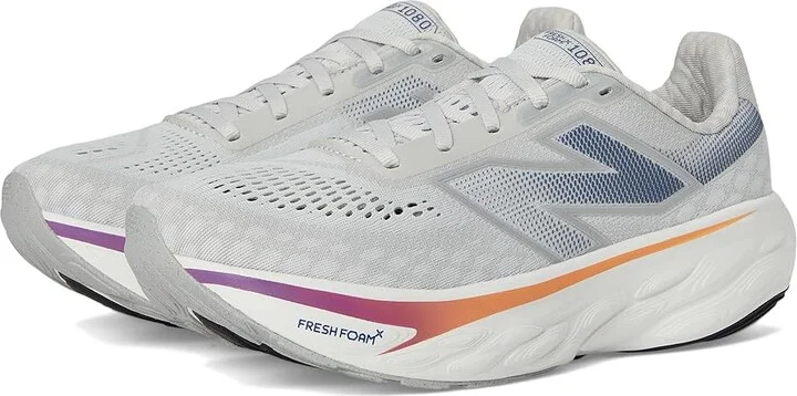New Balance Fresh Foam X 1080v14 Women's Shoes Grey Matter/Silver Metallic : 10.5 B - Medium, Synthetic