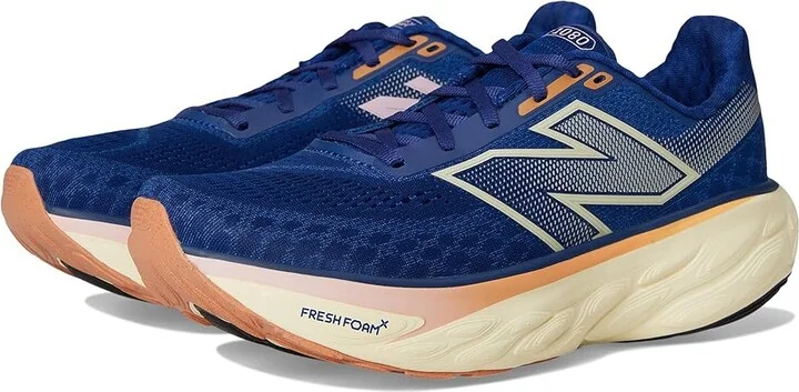 New Balance Fresh Foam X 1080v14 Women's Shoes Inkwell/Calcium : 7 D - Wide, Synthetic