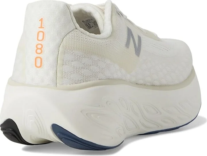 New Balance Fresh Foam X 1080v14 Women's Shoes Sea Salt/Vintage Indigo/Hot Mango : 10 B - Medium, Synthetic - Image 4