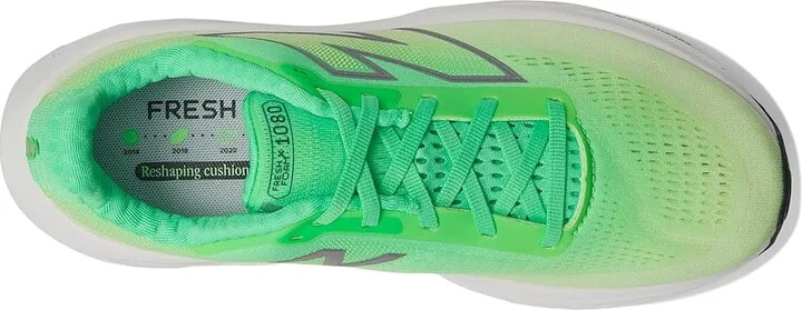 New Balance Fresh Foam X 1080v14 Women's Shoes Sweetgrass/Reflection/Silver Metallic : 12 D - Wide, Synthetic - Image 2
