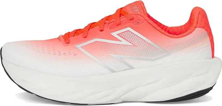 New Balance Fresh Foam X 1080v14 Women's Shoes Urgent Red/Silver Metallic/Light Silver Metallic : 5 D - Wide, Synthetic - Image 6