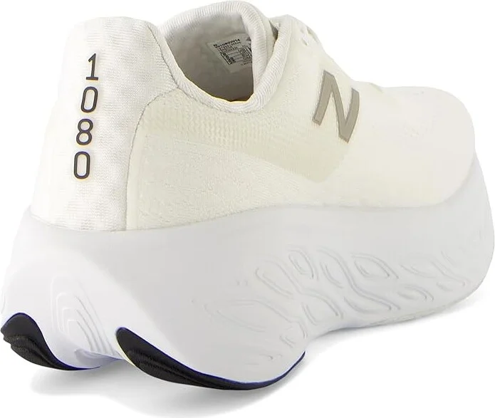 New Balance Fresh Foam X 1080v14 Women's Shoes White/Light Gold Metallic : 10 EE - Extra Wide, Synthetic - Image 4