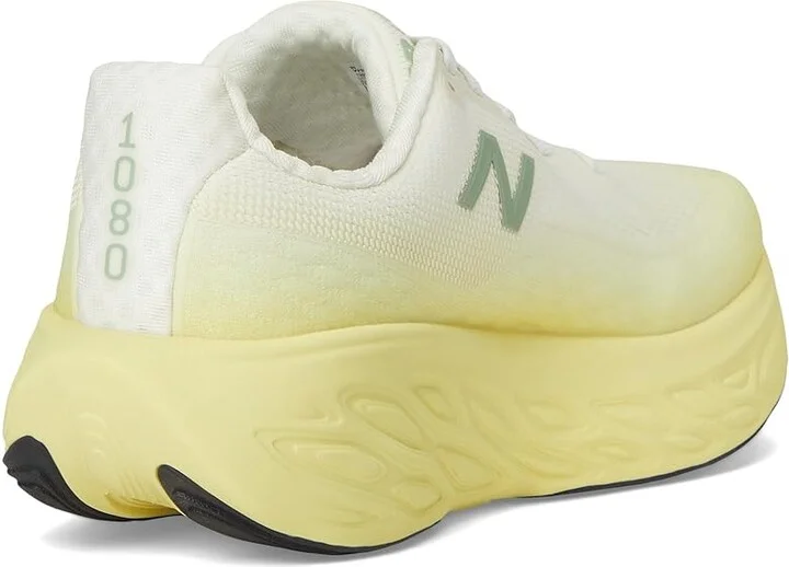 New Balance Fresh Foam X 1080v14 Women's Shoes Winter Grass/Sea Salt/Mosaic Green : 7 D - Wide, Synthetic - Image 4