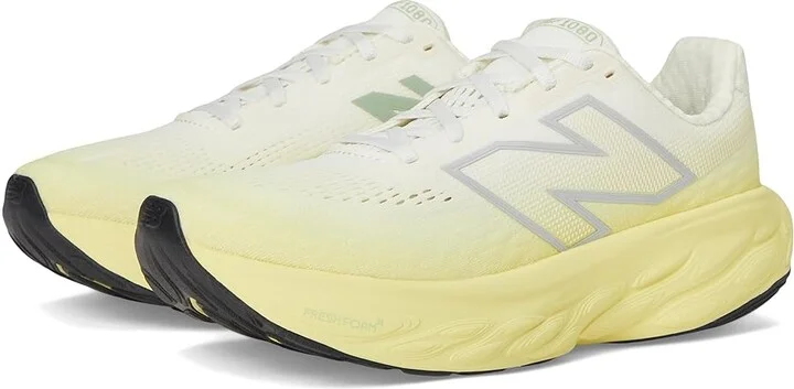 New Balance Fresh Foam X 1080v14 Women's Shoes Winter Grass/Sea Salt/Mosaic Green : 7 D - Wide, Synthetic