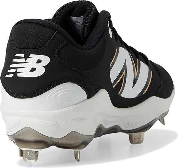 New Balance Fresh Foam X 3000v7 Baseball Cleats Men's Shoes Black/White : 6 D - Medium, Leather/Rubber - Image 4