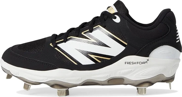 New Balance Fresh Foam X 3000v7 Baseball Cleats Men's Shoes Black/White : 6 D - Medium, Leather/Rubber - Image 6