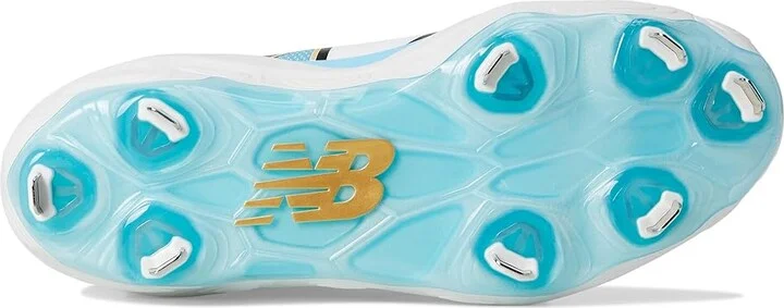 New Balance Fresh Foam X 3000v7 Baseball Cleats Men's Shoes Team Carolina/White : 6 D - Medium, Leather/Rubber - Image 3