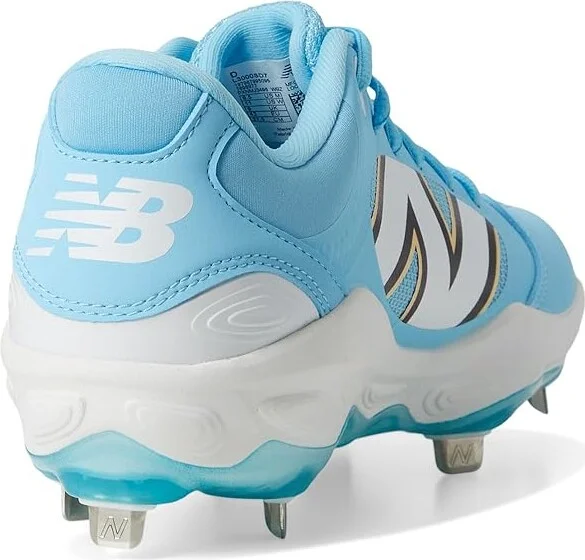 New Balance Fresh Foam X 3000v7 Baseball Cleats Men's Shoes Team Carolina/White : 6 D - Medium, Leather/Rubber - Image 4