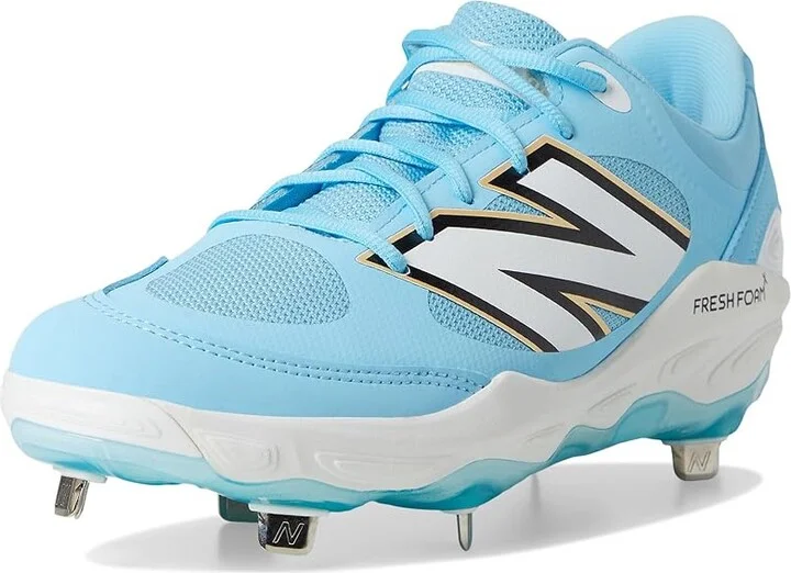 New Balance Fresh Foam X 3000v7 Baseball Cleats Men's Shoes Team Carolina/White : 6 D - Medium, Leather/Rubber - Image 5