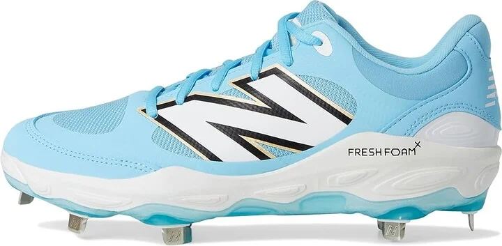 New Balance Fresh Foam X 3000v7 Baseball Cleats Men's Shoes Team Carolina/White : 6 D - Medium, Leather/Rubber - Image 6