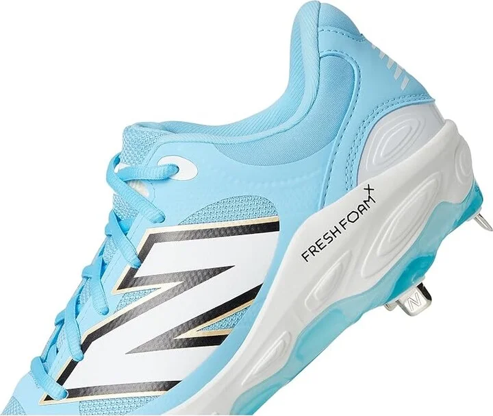 New Balance Fresh Foam X 3000v7 Baseball Cleats Men's Shoes Team Carolina/White : 6 D - Medium, Leather/Rubber - Image 7