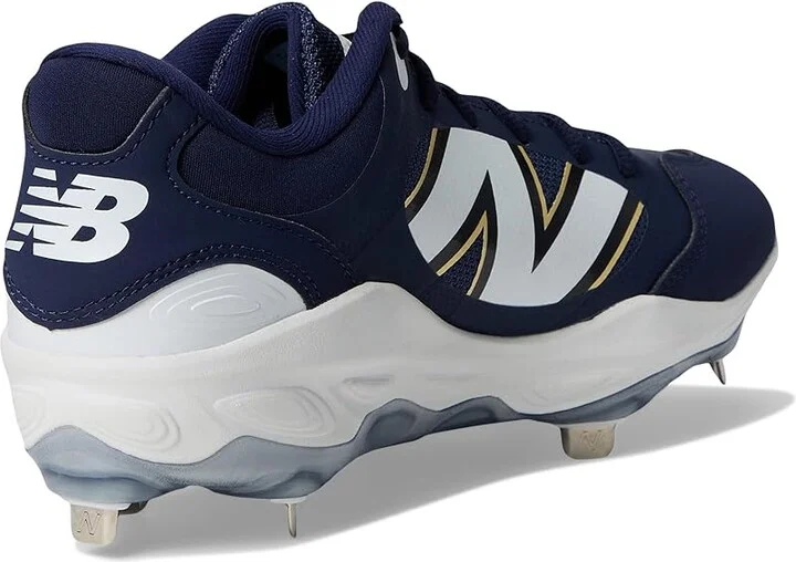 New Balance Fresh Foam X 3000v7 Baseball Cleats Men's Shoes Team Navy/White : 6 D - Medium, Leather/Rubber - Image 4