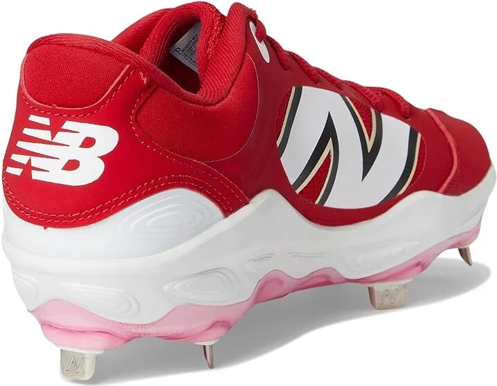 New Balance Fresh Foam X 3000v7 Baseball Cleats Men's Shoes Team Red/White : 6 D - Medium, Leather/Rubber - Image 4