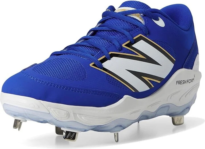 New Balance Fresh Foam X 3000v7 Baseball Cleats Men's Shoes Team Royal/White : 6 D - Medium, Leather/Rubber - Image 5