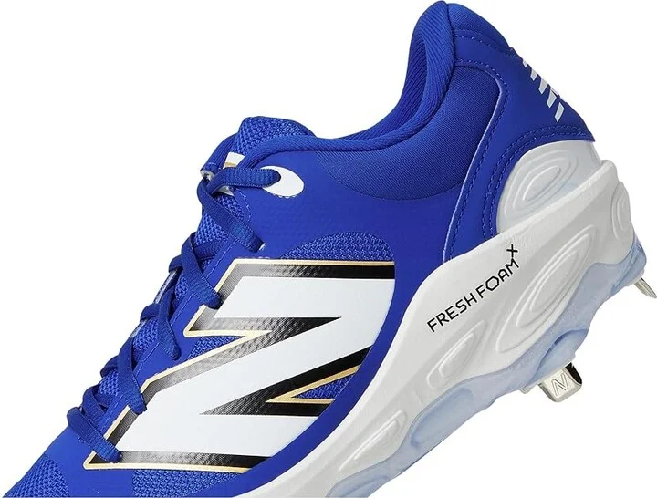 New Balance Fresh Foam X 3000v7 Baseball Cleats Men's Shoes Team Royal/White : 6 D - Medium, Leather/Rubber - Image 7