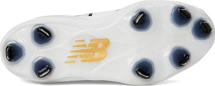 New Balance Fresh Foam X 3000v7 Baseball Cleats Men's Shoes White/Black : 14 D - Medium, Leather/Rubber - Image 3